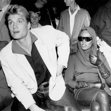 Grace Jones and her former partner Dolph Lundgren